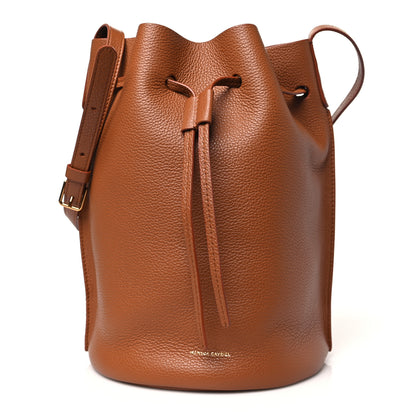 Mansur Gavriel Pebbled Calfskin Soft Bucket Bag Camello 1 of 9