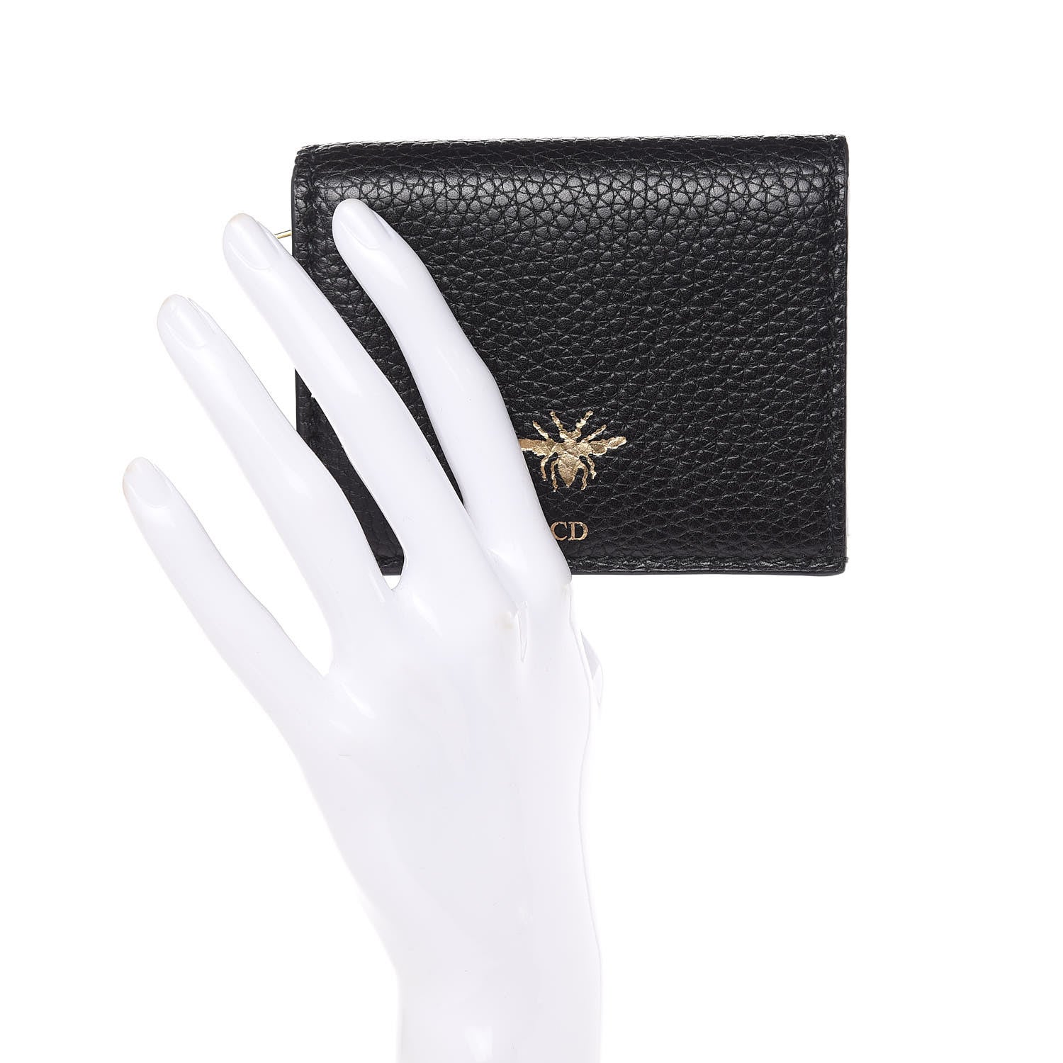 Christian Dior Calfskin DBee Wallet Black 2 of 7