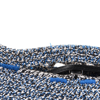 Balenciaga Tweed Toggle Convertible Tote Bleu 10 of 11