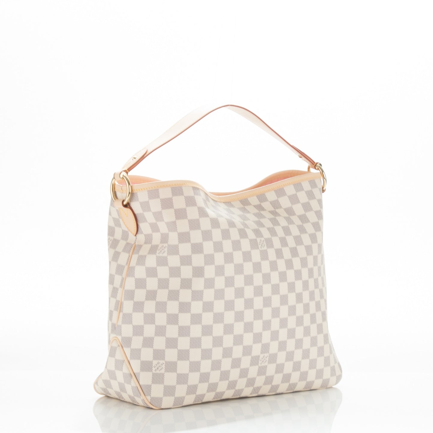 Damier Azur Delightful MM Rose Ballerine