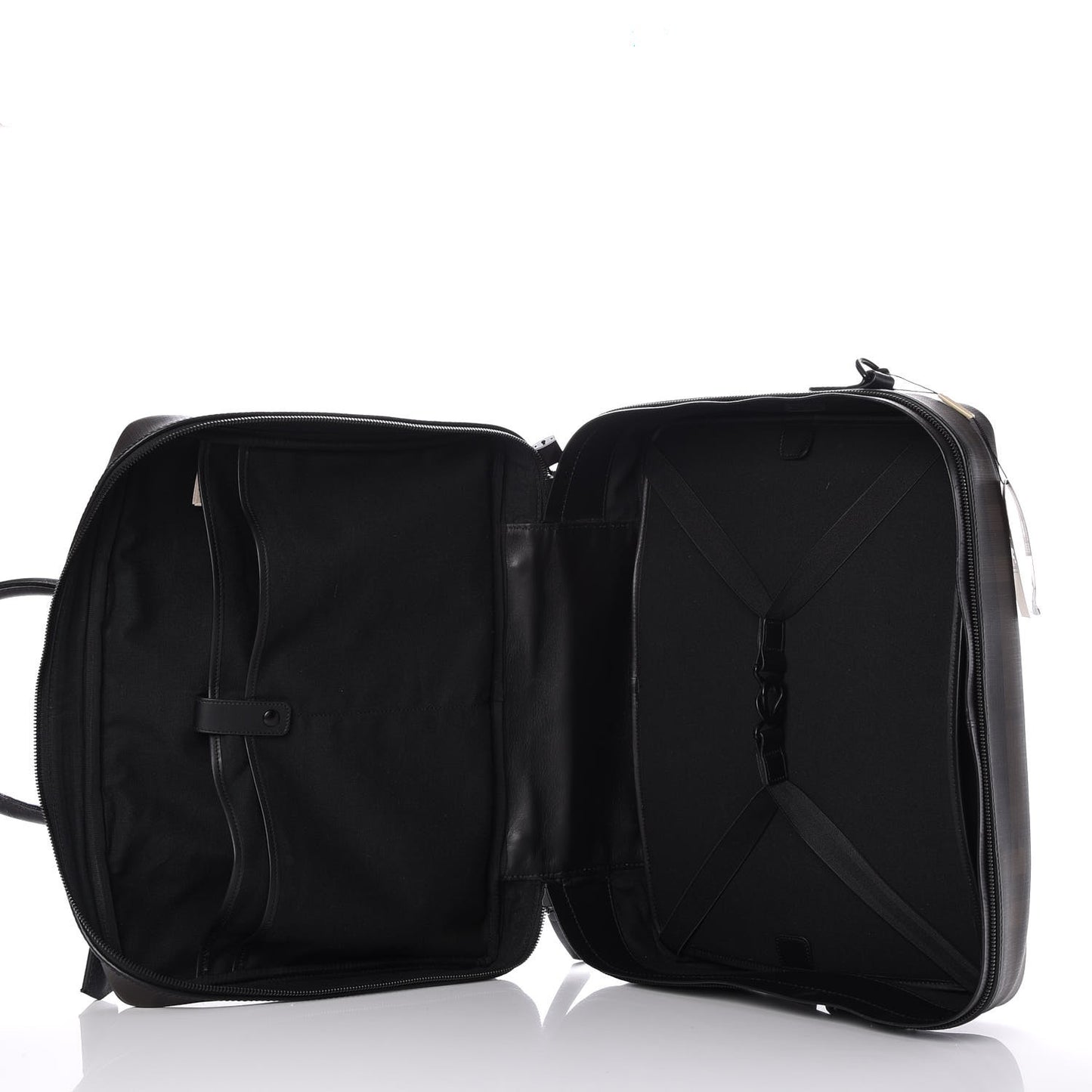 Smoked Check Carry On Travel Bag Chocolate