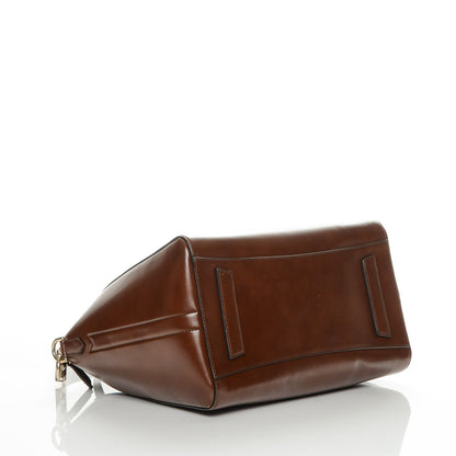 Givenchy Shiny Lord Calfskin Medium Antigona Brown 4 of 9