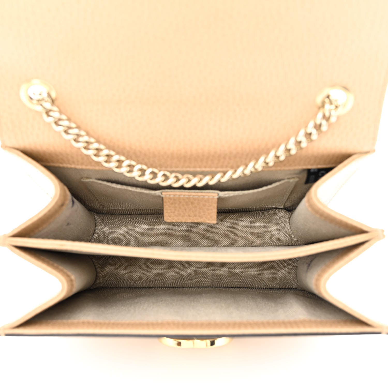 Gucci Dollar Calfskin Small Interlocking G Shoulder Bag Camelia 5 of 14