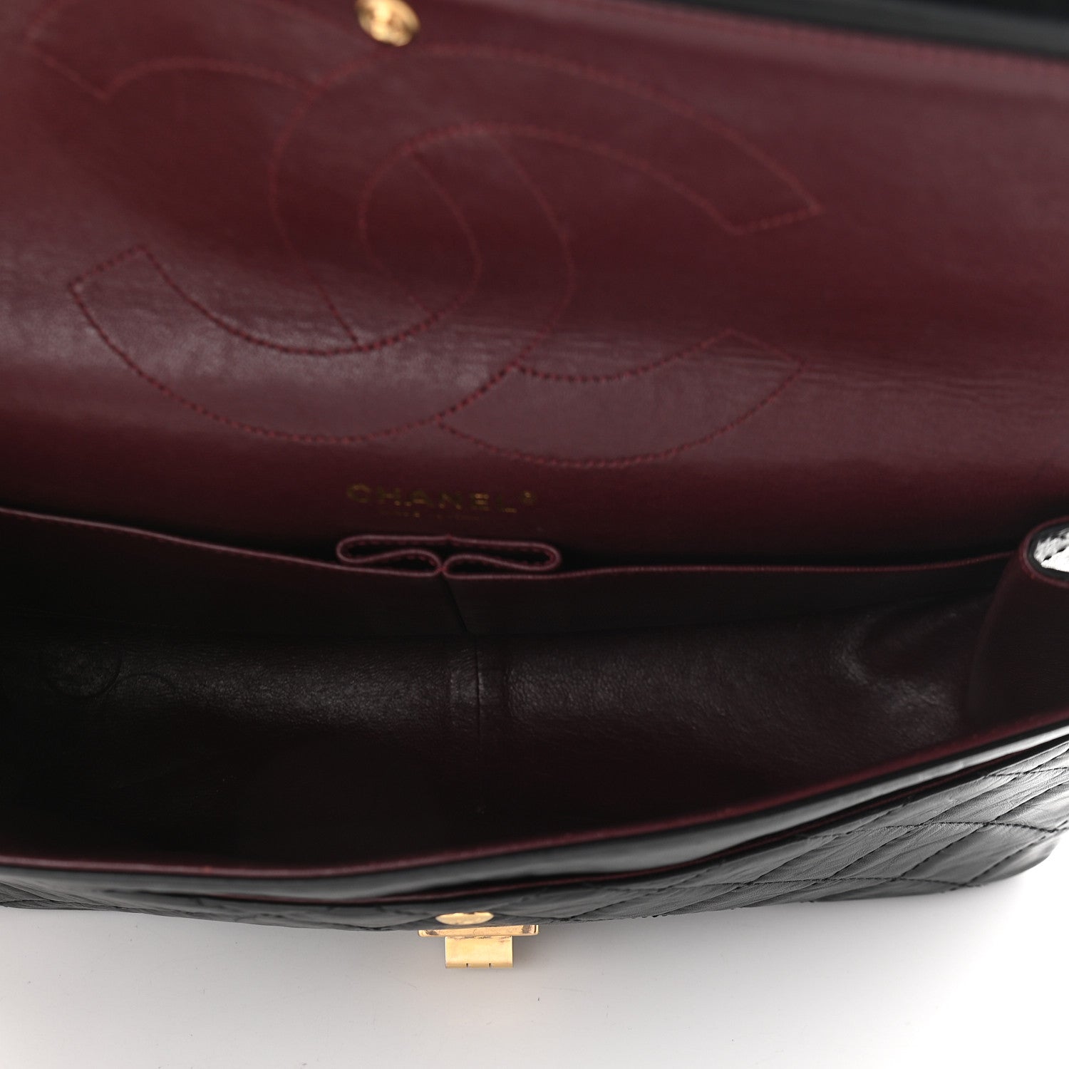 Chanel Aged Calfskin Quilted 2.55 Reissue 227 Flap Black 4 of 8