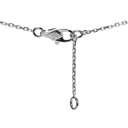 Van Cleef & Arpels 18K White Gold Turquoise Sweet Alhambra Butterfly Pendant Necklace 6 of 8
