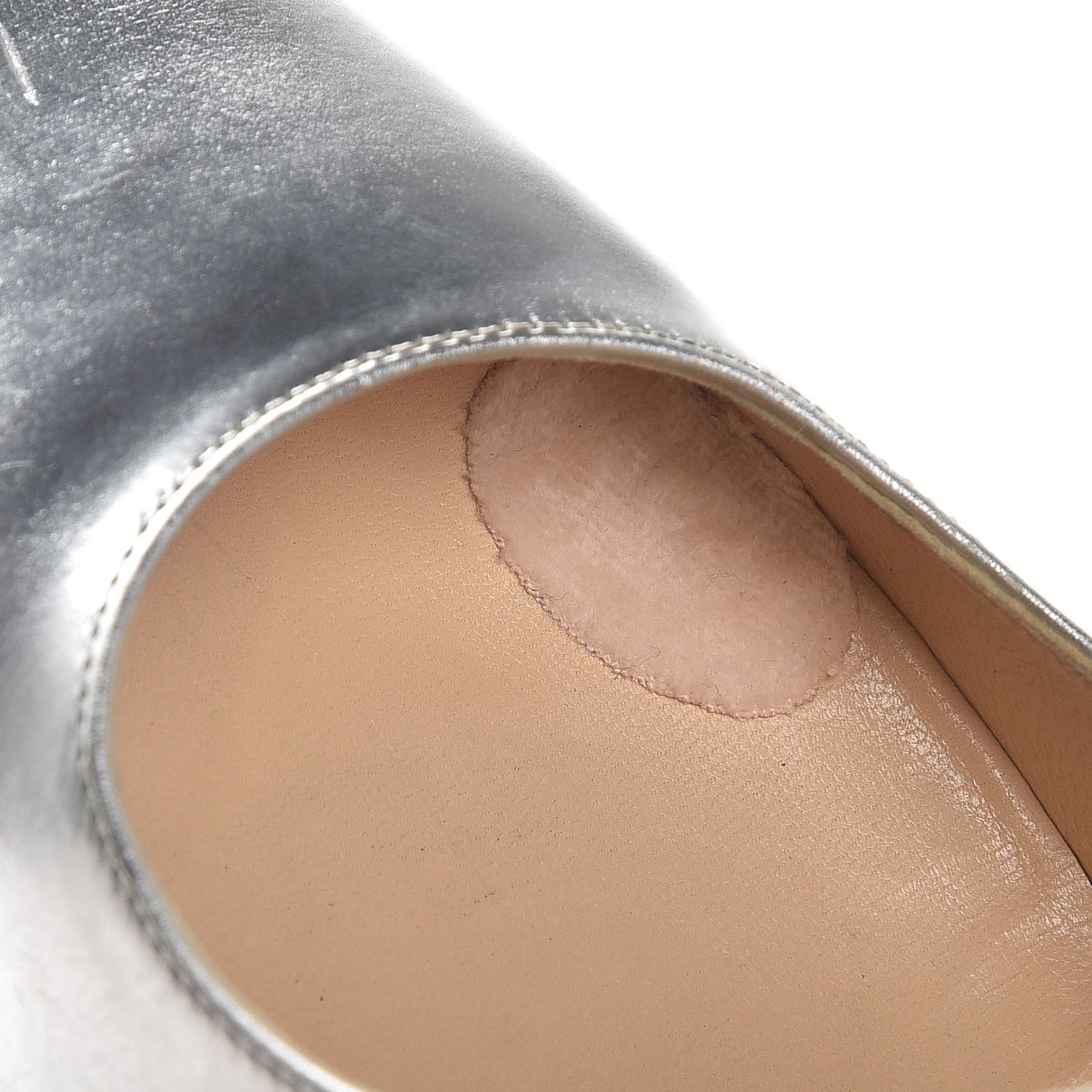 Jimmy Choo Mirror Calfskin Anouk 120 Pointed Toe Pumps 36 Silver 17 of 18