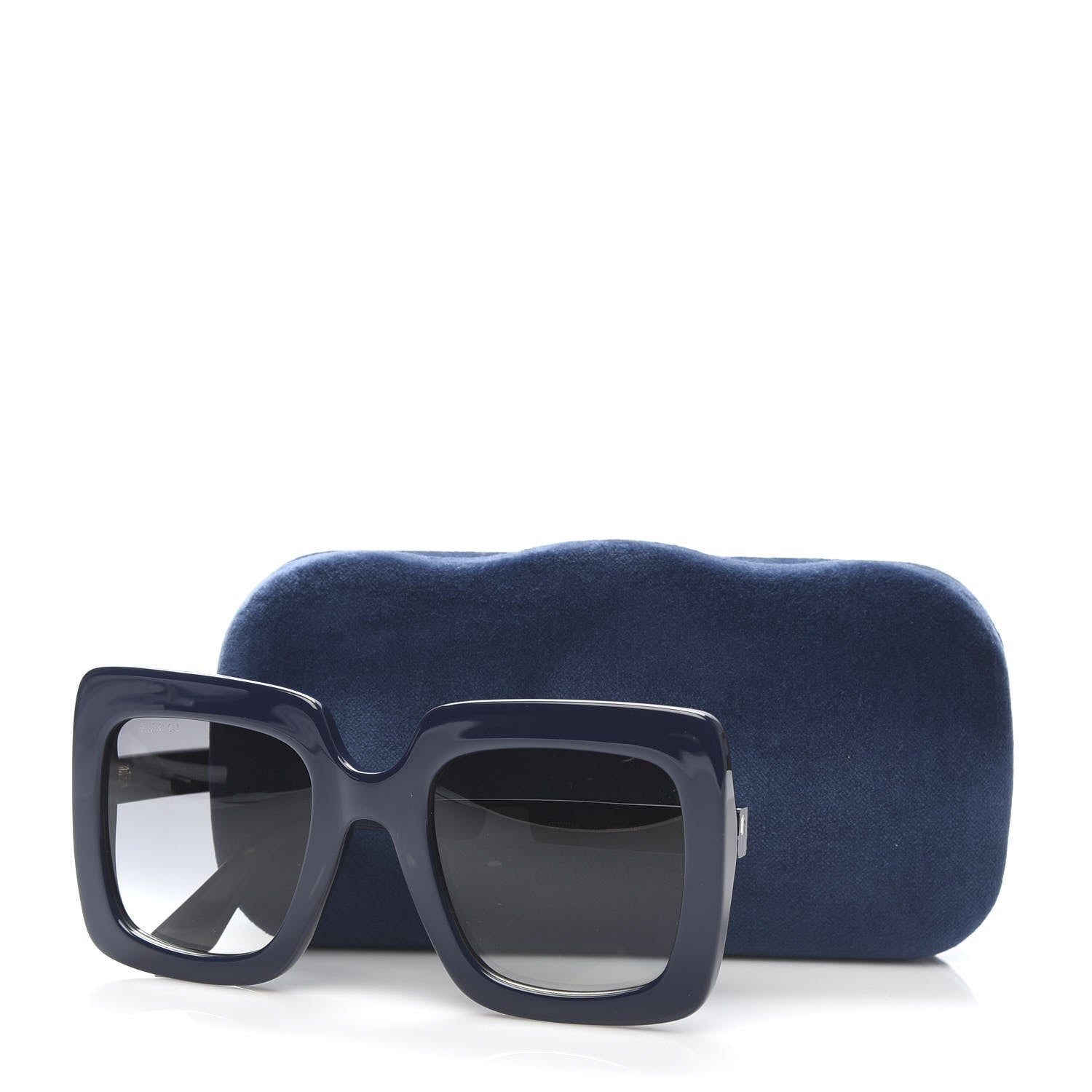 Gucci Acetate Oversize Sunglasses GG0328S Blue 8 of 8