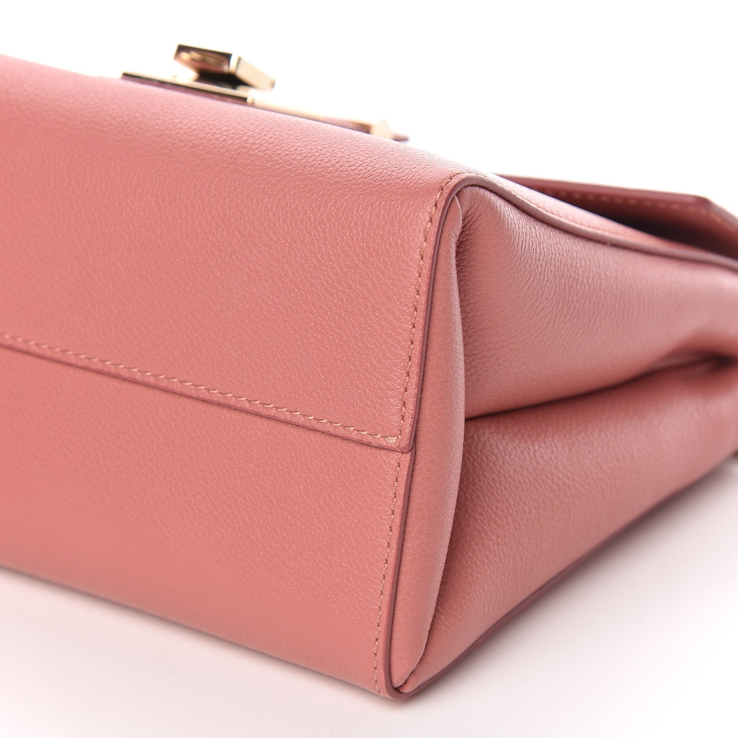 Jimmy Choo Grainy Calfskin XB Marianne Shoulder Bag Rosewood 8 of 9
