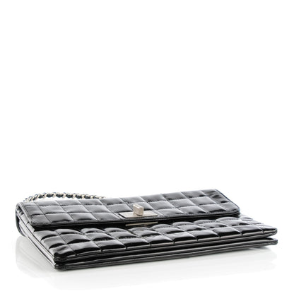 Chanel Patent Chocolate Bar Mademoiselle Flap Black 4 of 8