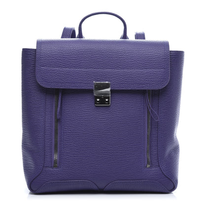 3.1 Phillip Lim 3.1 Textured Calfskin Pashli Backpack Bright Violet 1 of 9