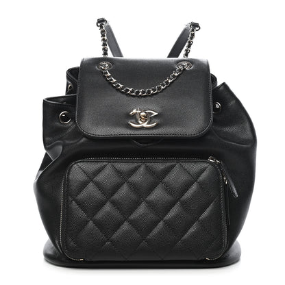 Chanel Caviar Quilted Business Affinity Backpack Black 1 of 9