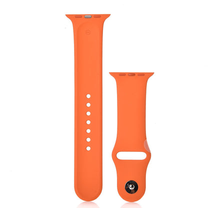 Hermes Silicone 42mm Apple Sports Watch Single Tour Band Orange 1 of 6