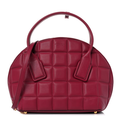 Bottega Veneta Butter Calfskin Padded Swoop Amaranto 1 of 8
