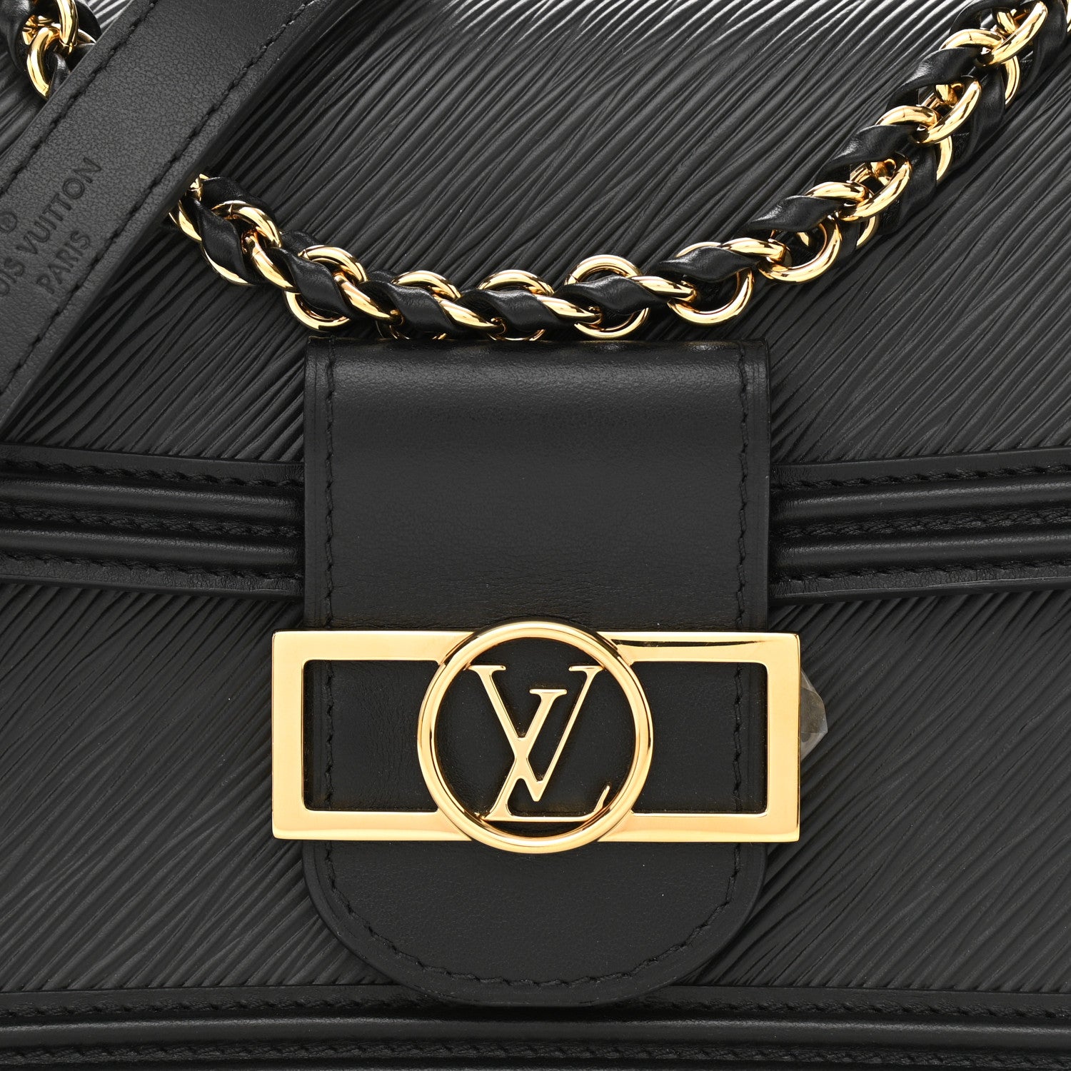 Louis Vuitton Epi Mini Dauphine Black 7 of 10