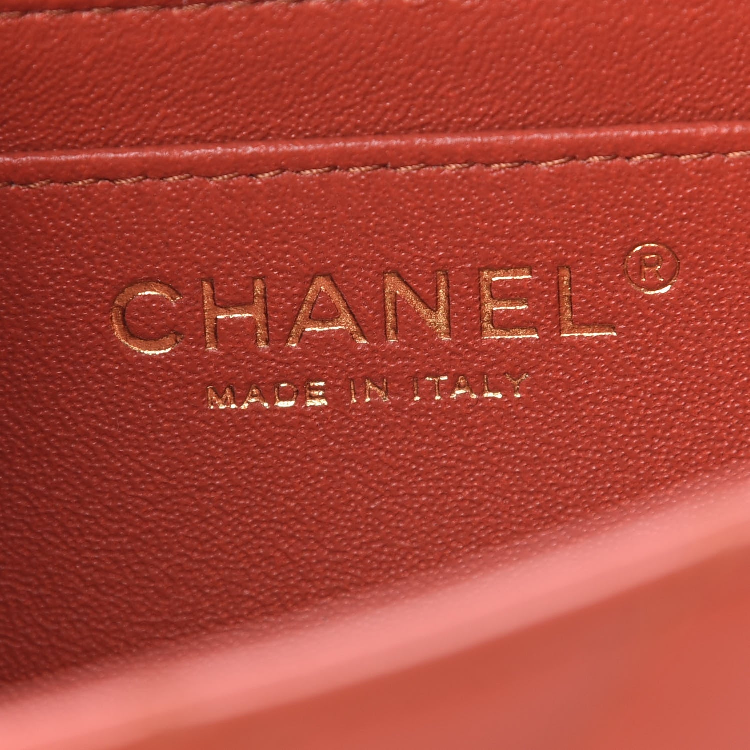 Chanel Lambskin Quilted Mini Rectangular Flap Brown 6 of 11