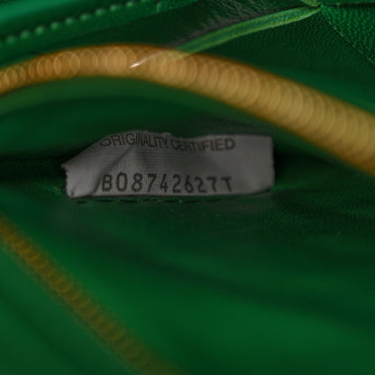 Bottega Veneta Lambskin Maxi Intrecciato Cassette Crossbody Bag Racing Green 7 of 13