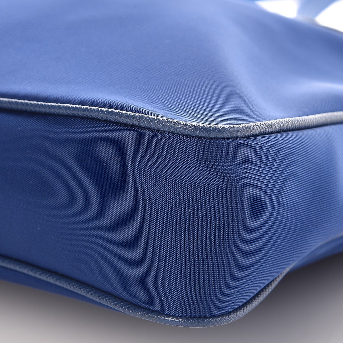 Tessuto Nylon Saffiano Crossbody Bag Bluette