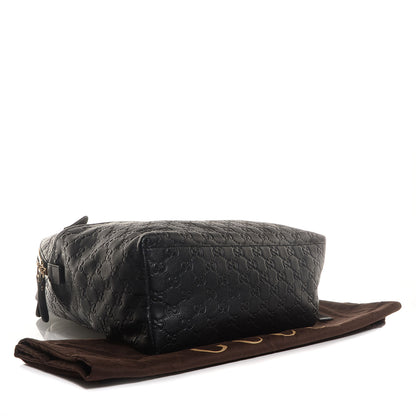 Gucci Guccissima Medium Classic Backpack Black 4 of 9