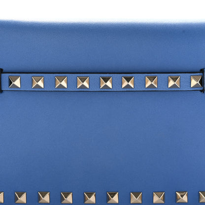 Valentino Garavani Nappa Small Rockstud Wristlet Clutch Light Sapphire 7 of 12