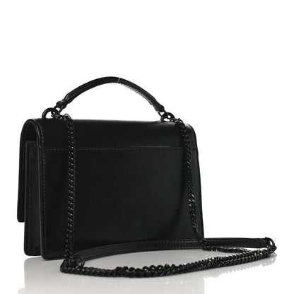 Saint Laurent Calfskin Monogram Sunset Chain Wallet Black 3 of 9