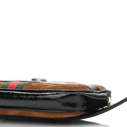Gucci Suede Patent Ophidia Belted iPhone Case 105 42 Nocciola Black 10 of 10