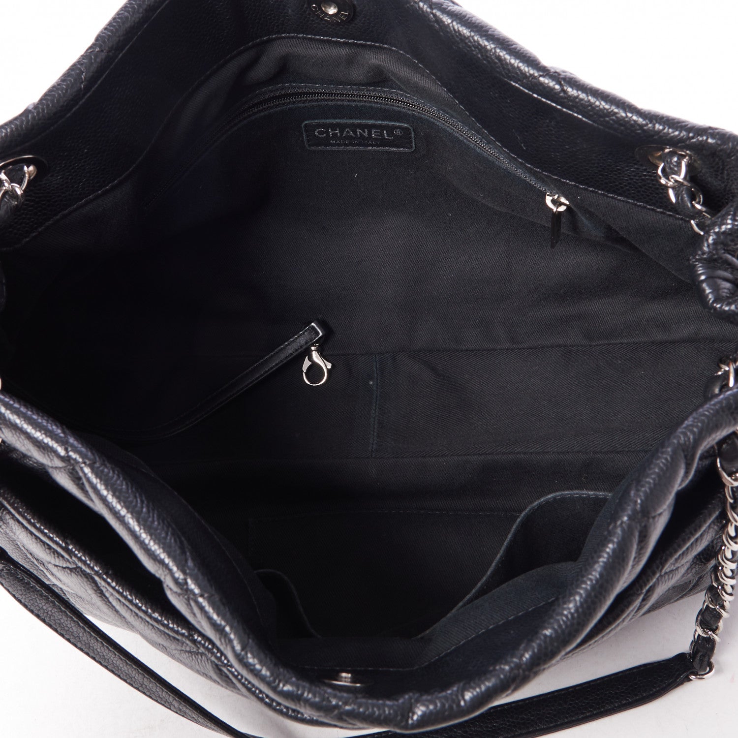 Chanel Caviar Quilted Timeless CC Soft Tote Black 8 of 10