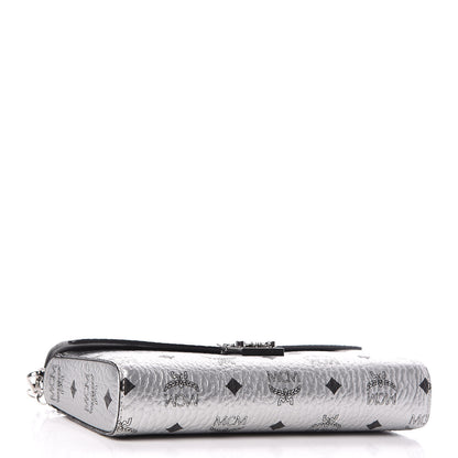 MCM Visetos Large Patricia Wallet On Chain Silver 4 of 9