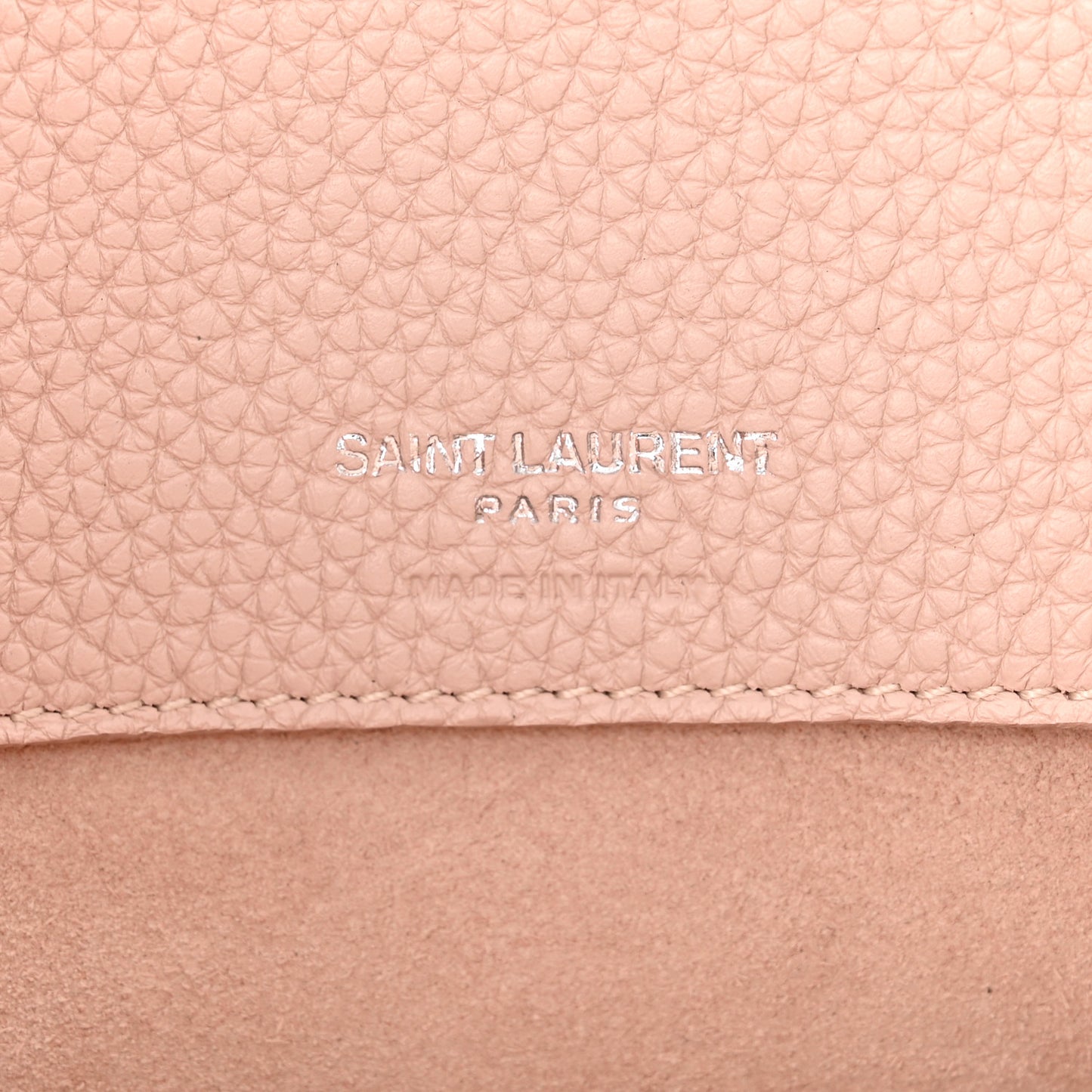 Grained Calfskin Nano Supple Sac De Jour Marble Pink