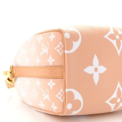 Louis Vuitton Monogram Giant By The Pool Speedy Bandouliere 25 Brume 9 of 10