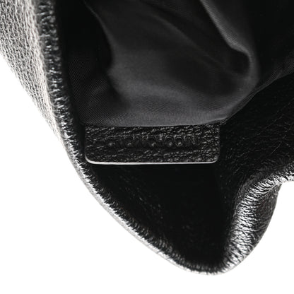 Burberry Nylon Tonal Check Drawstring Tote Black 7 of 10