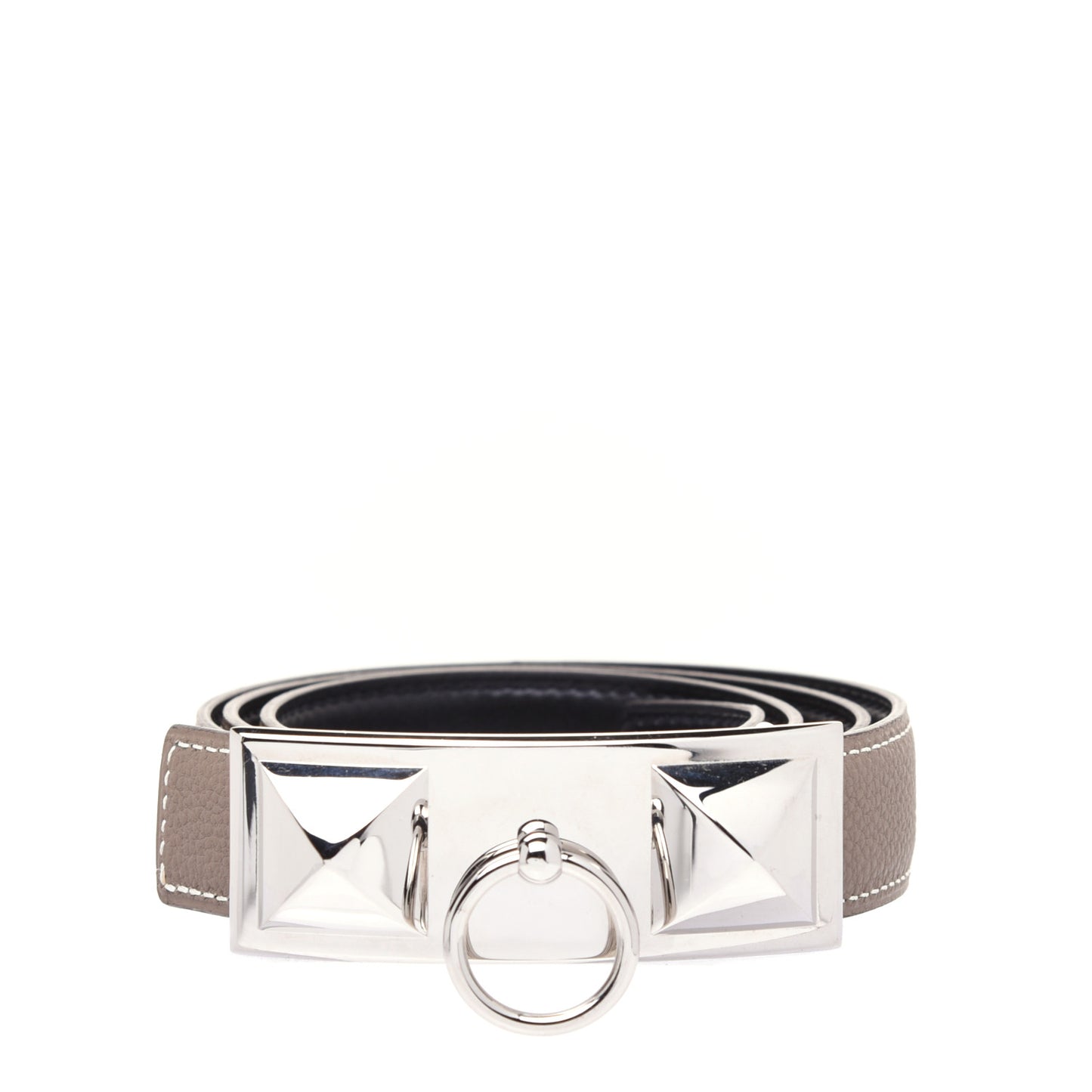 Togo Box 24mm Sydney Belt 80 Etoupe Black