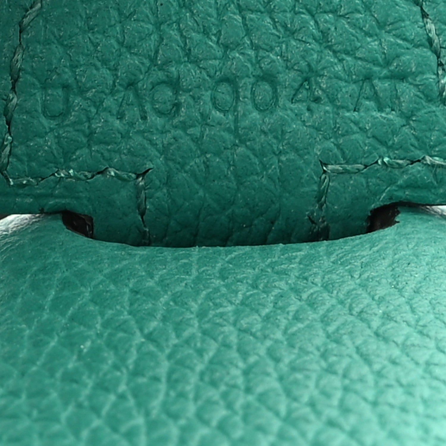 Hermes Taurillon Clemence Evelyne III PM Vert Jade 6 of 9