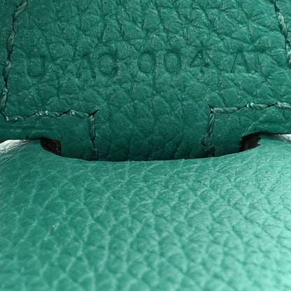 Hermes Taurillon Clemence Evelyne III PM Vert Jade 6 of 9
