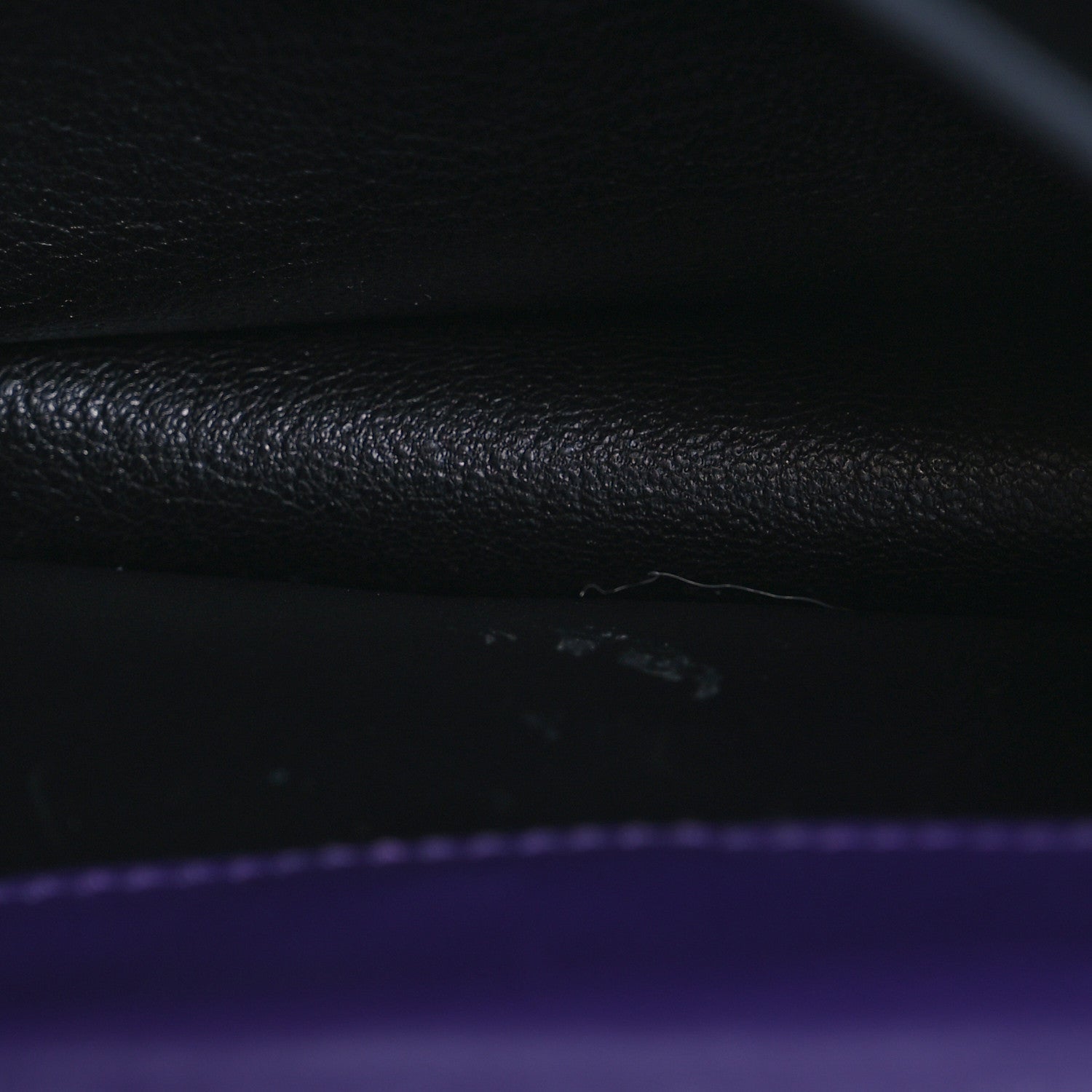 Prada City Calfskin Saffiano Cahier Bag Viola Black 7 of 17