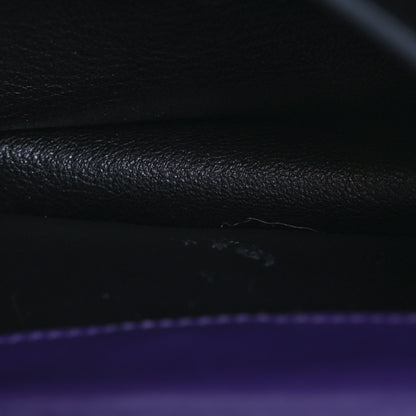 Prada City Calfskin Saffiano Cahier Bag Viola Black 7 of 17
