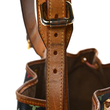 Louis Vuitton Monogram Multicolor Petit Noe Black 12 of 13