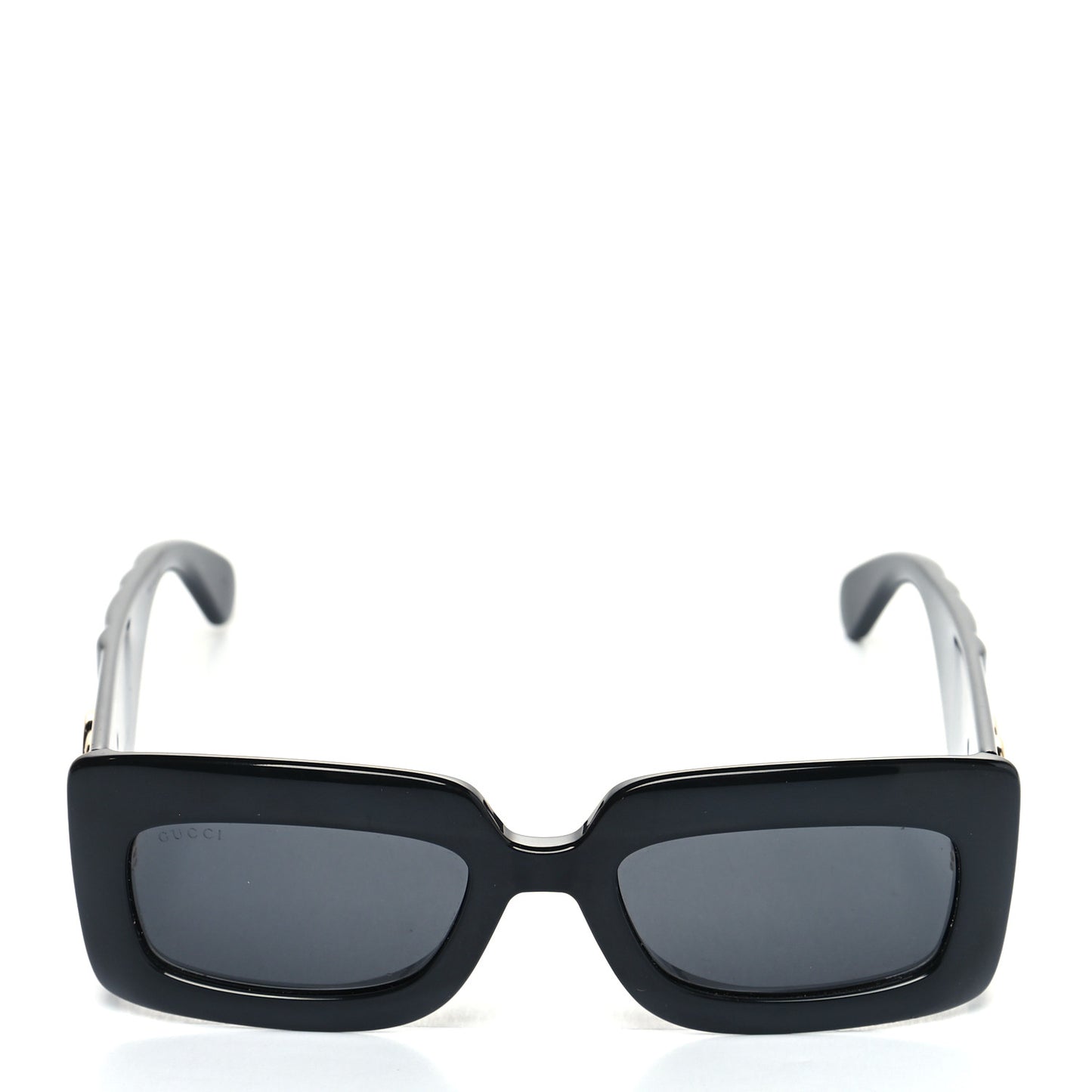 Acetate Rectangular Sunglasses GG0811S Black