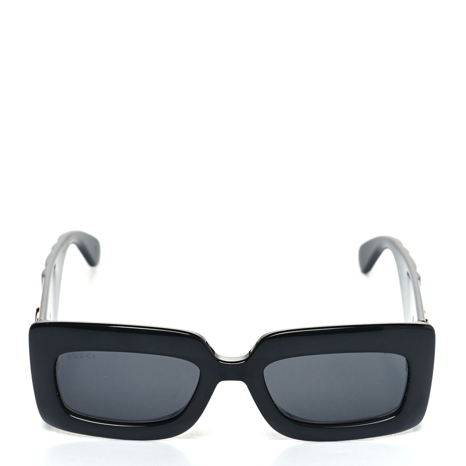 Gucci Acetate Rectangular Sunglasses GG0811S Black 2 of 9