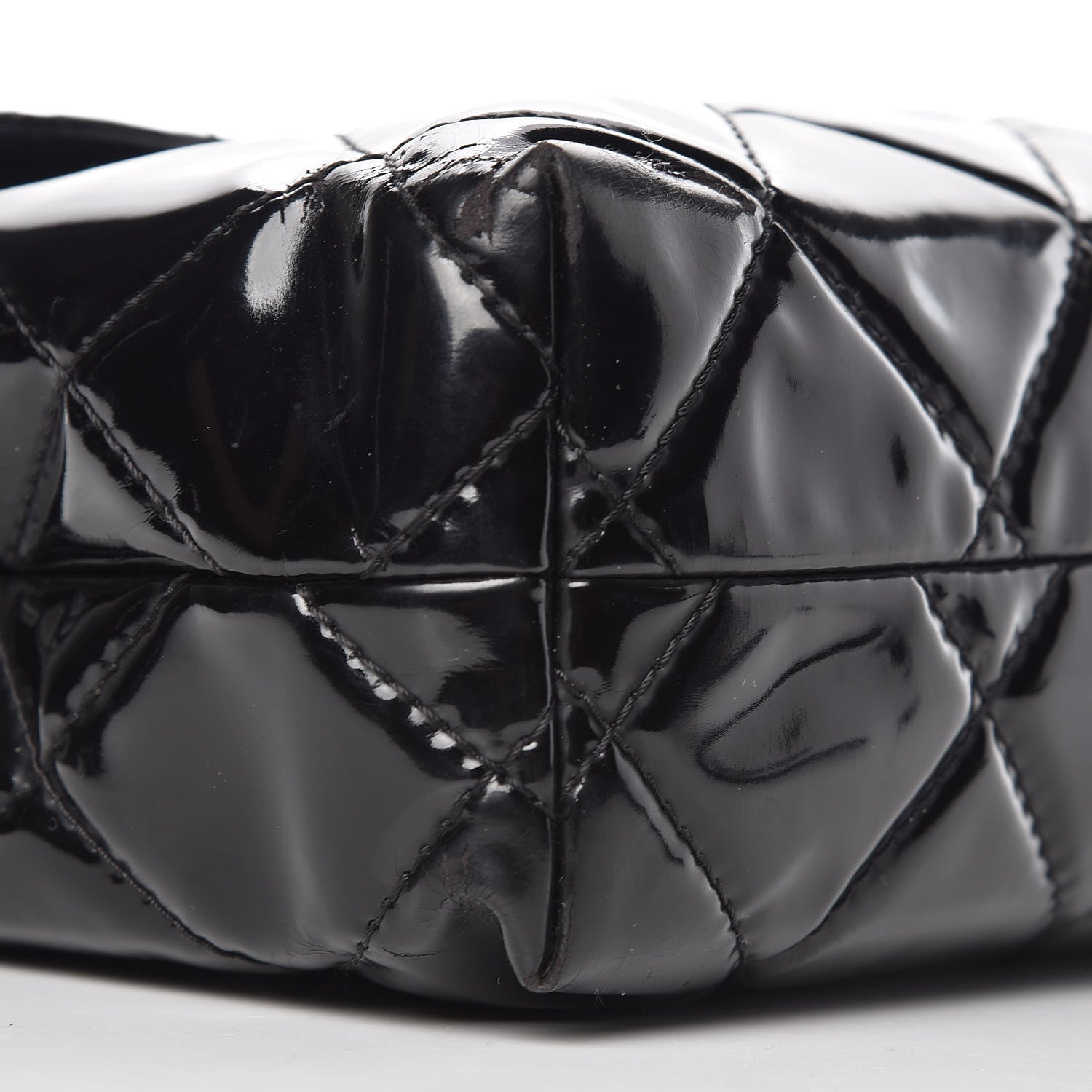 Chanel Vinyl Quilted In the Business Flap Bag Black 9 of 17