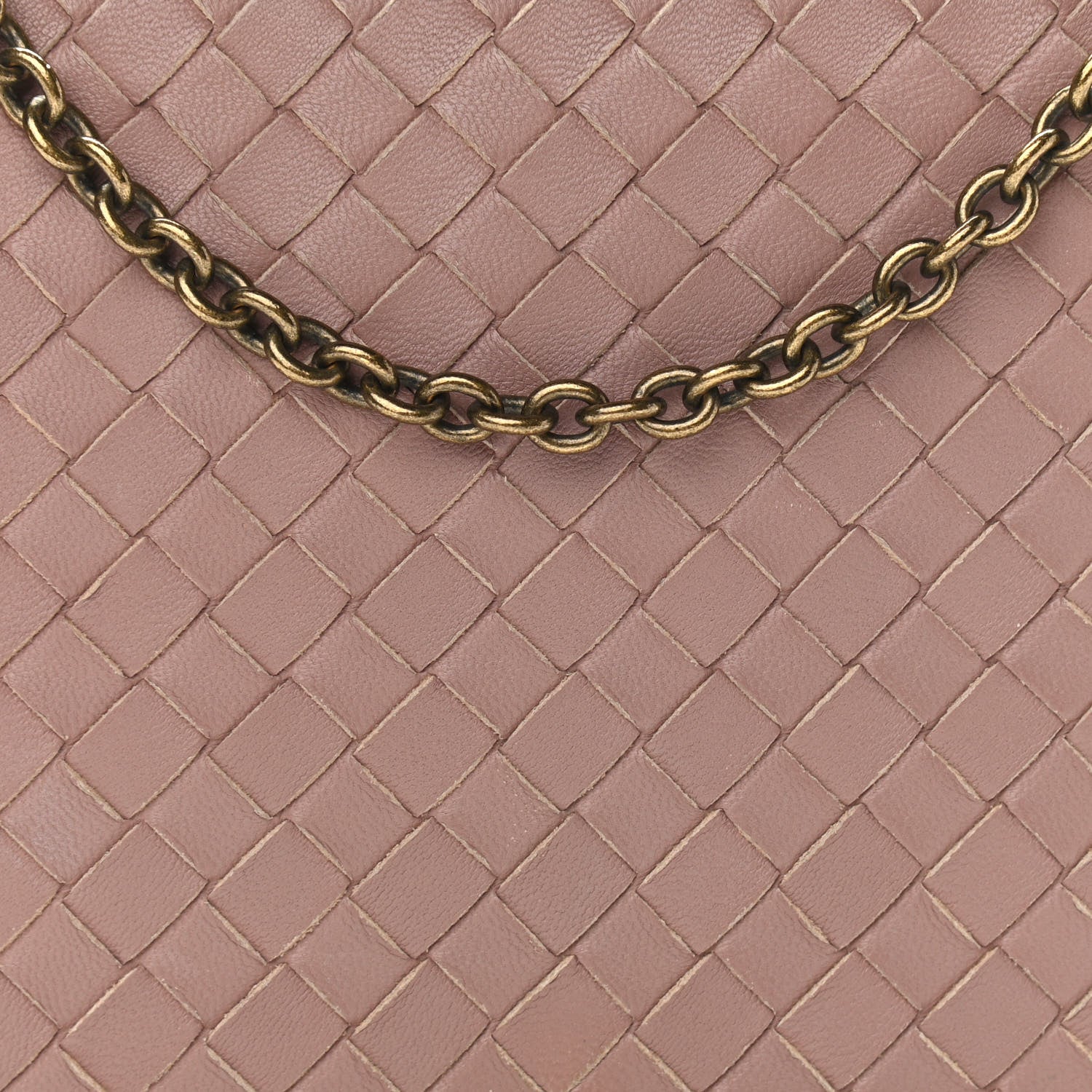 Bottega Veneta Nappa Intrecciato Chain Wallet Deco Rose 8 of 10