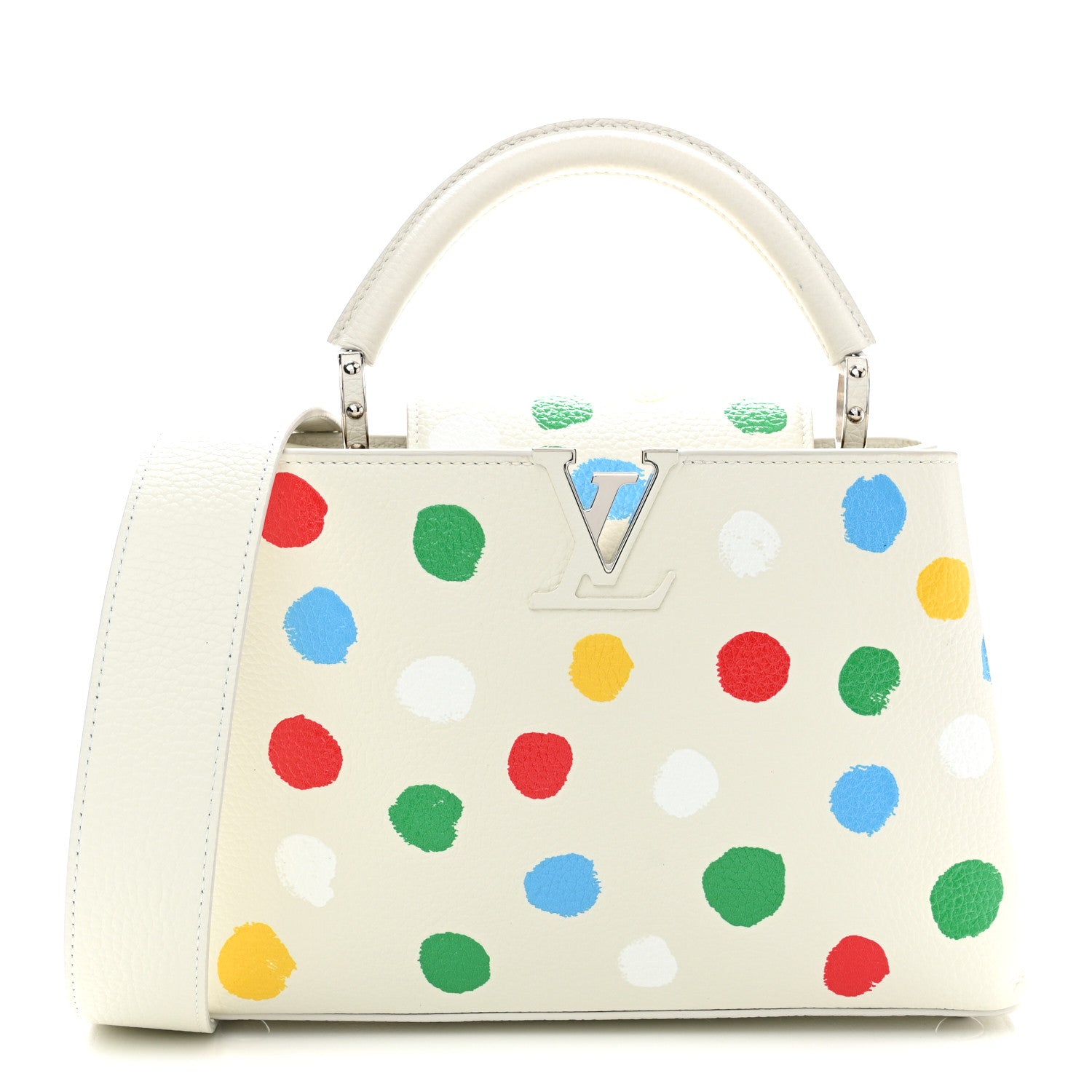 Louis Vuitton LV X YK Taurillon Capucines BB White 1 of 10