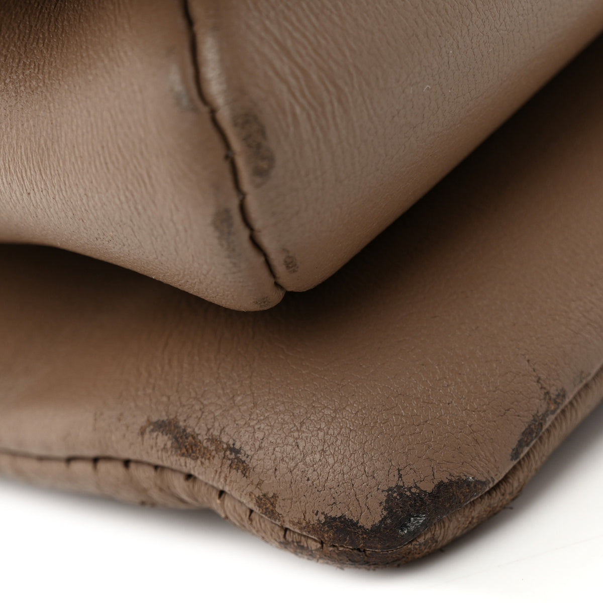 Louis Vuitton Lambskin Embossed Monogram Coussin PM Taupe 14 of 17