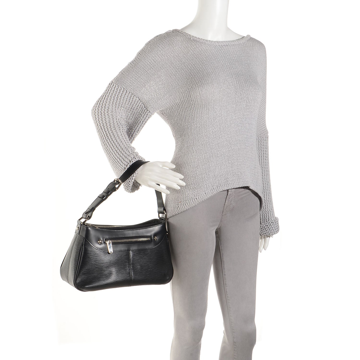 Louis Vuitton Epi Turenne PM Black 2 of 7