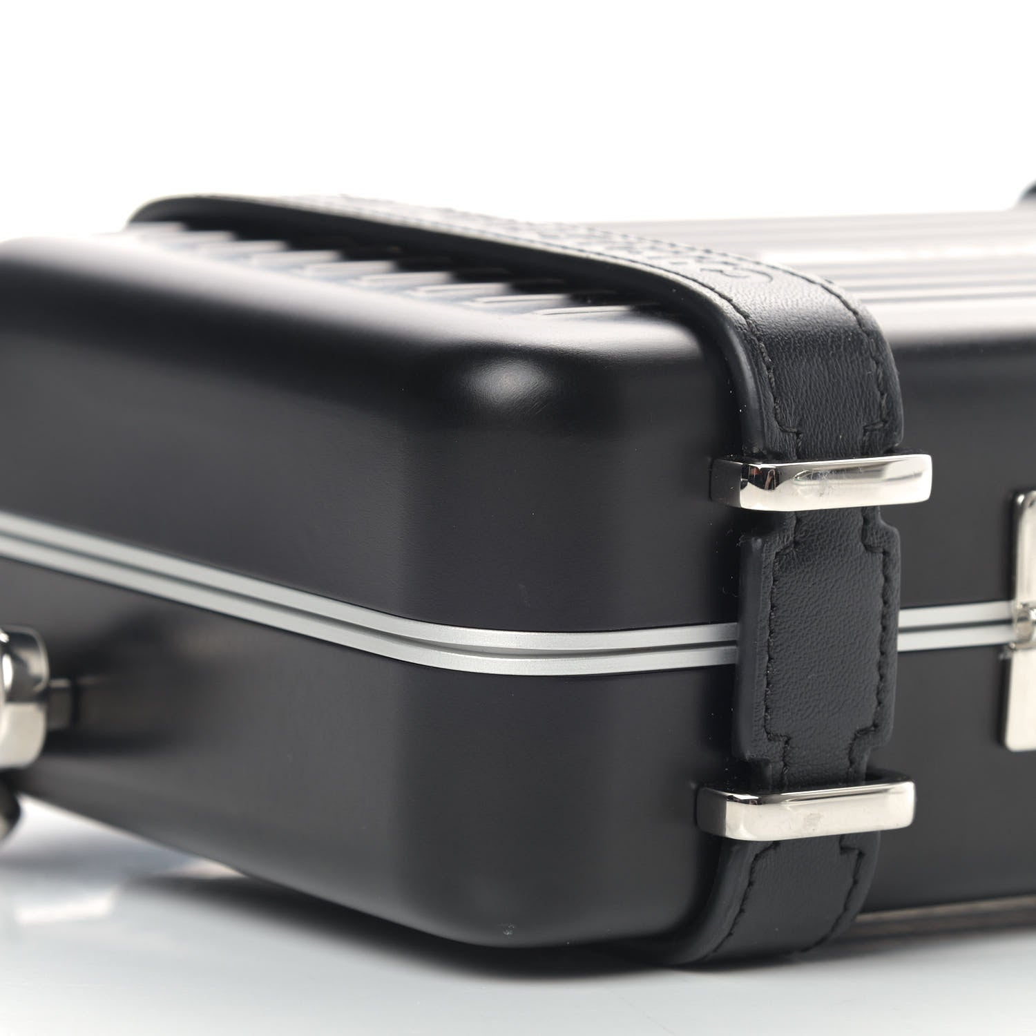 Christian Dior X RIMOWA Aluminum Personal Clutch On Strap Black 8 of 12