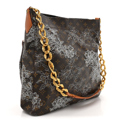 Louis Vuitton Monogram Dentelle Fersen Silver 3 of 12