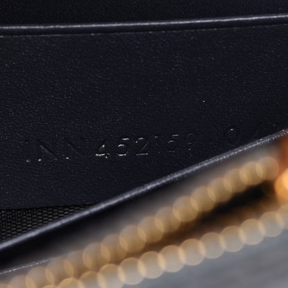 Saint Laurent Smooth Calfskin Classic Monogram Kate Tassel Chain Wallet Marine 8 of 11