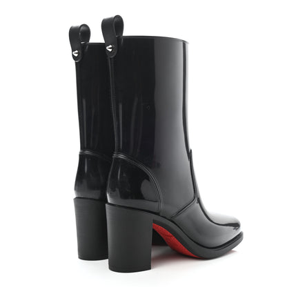 Christian Louboutin Recycled PVC Calfskin Loubirain 70 Boots 35 Black 4 of 8