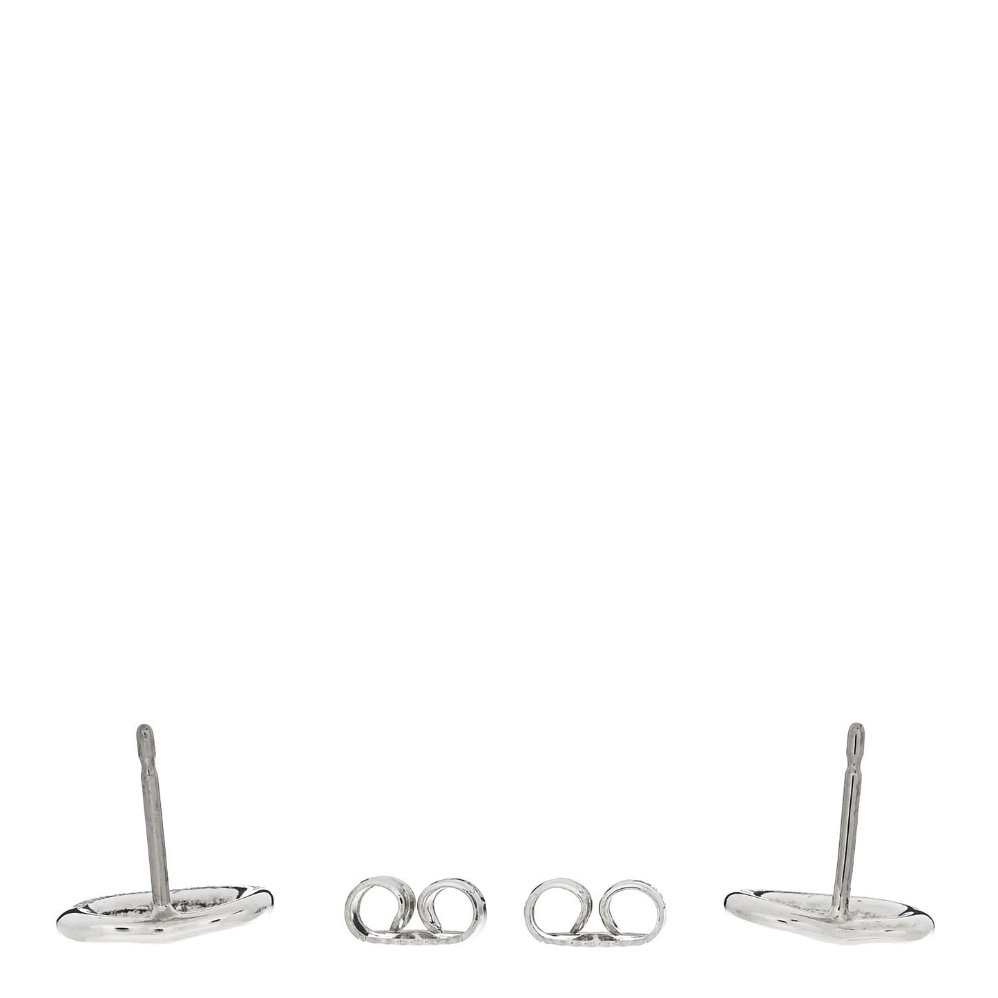 Sterling Silver Elsa Peretti 11mm Open Heart Earrings