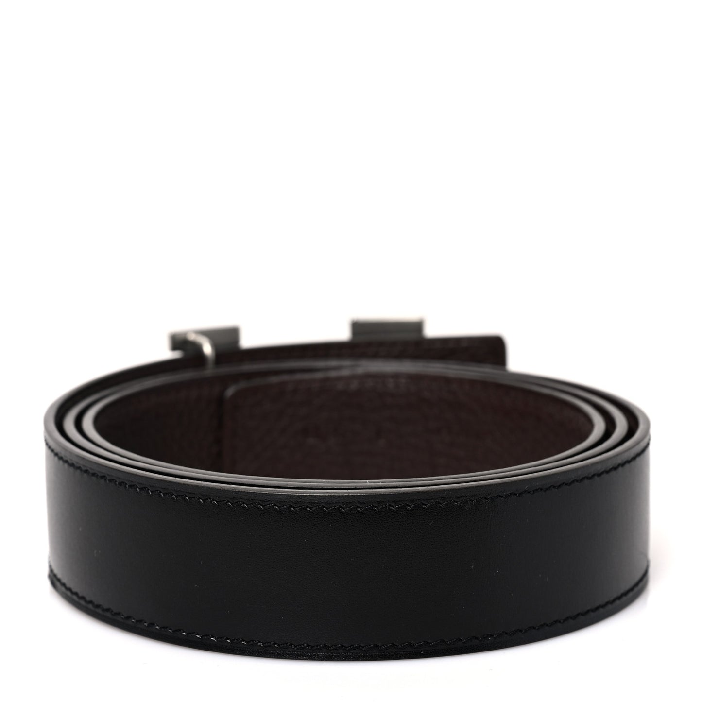 Box Togo Reversible 32mm H Belt 95 38 Black Chocolate