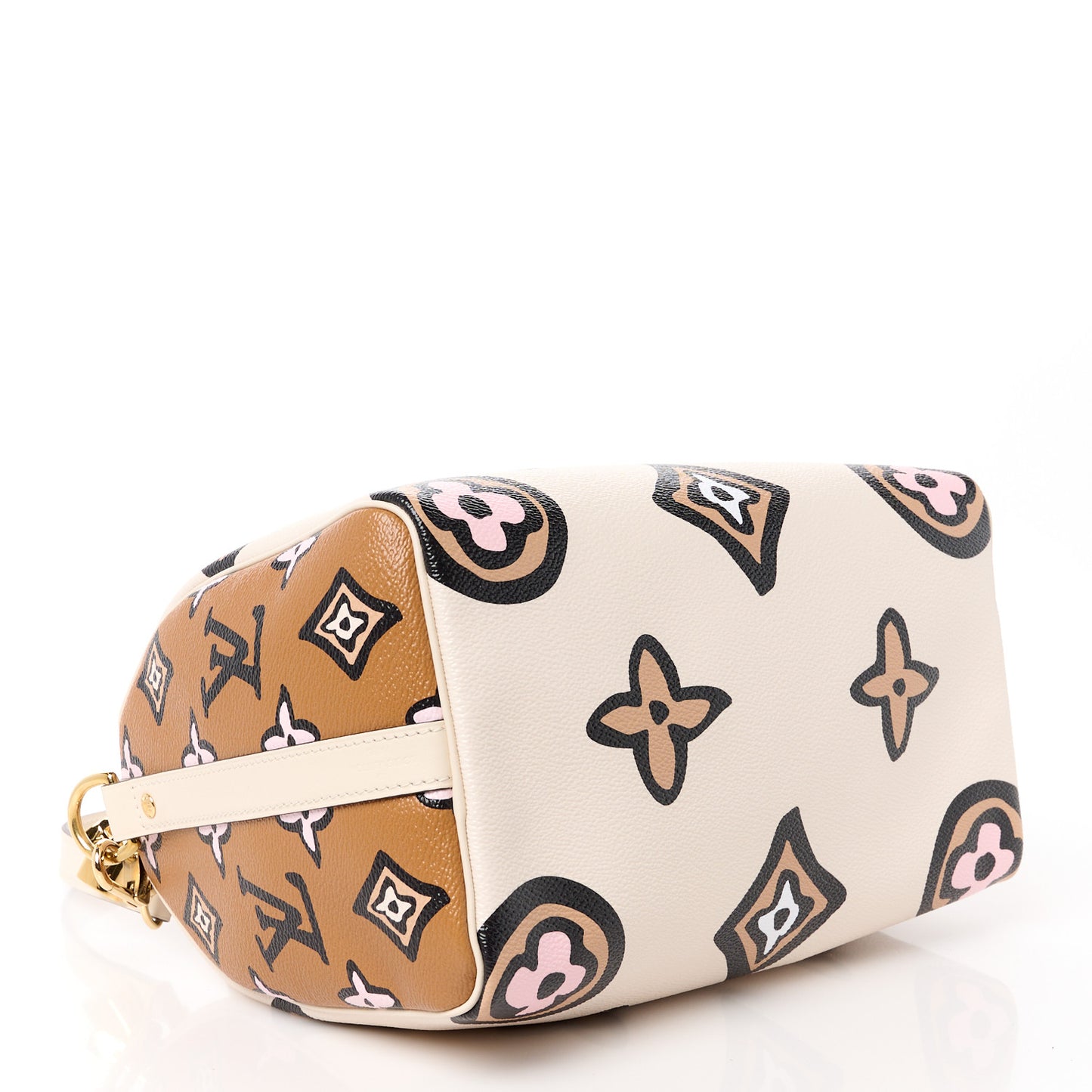 Monogram Giant Wild At Heart Speedy Bandouliere 25 Creme